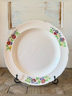 Antique Copeland Spode “Golden State” 13” Platter/Cake Plate, Hand Painted